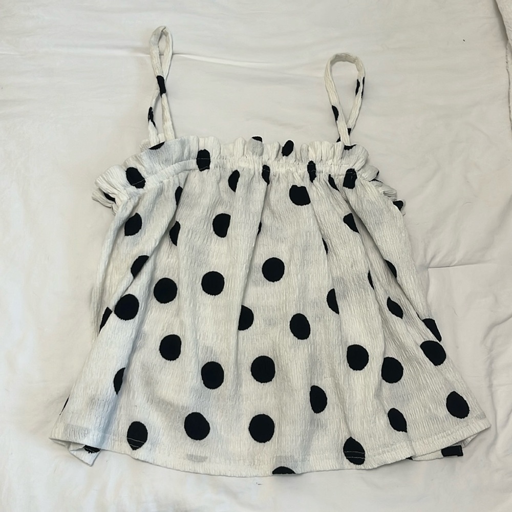 Anthropologie Polka Dot Tank